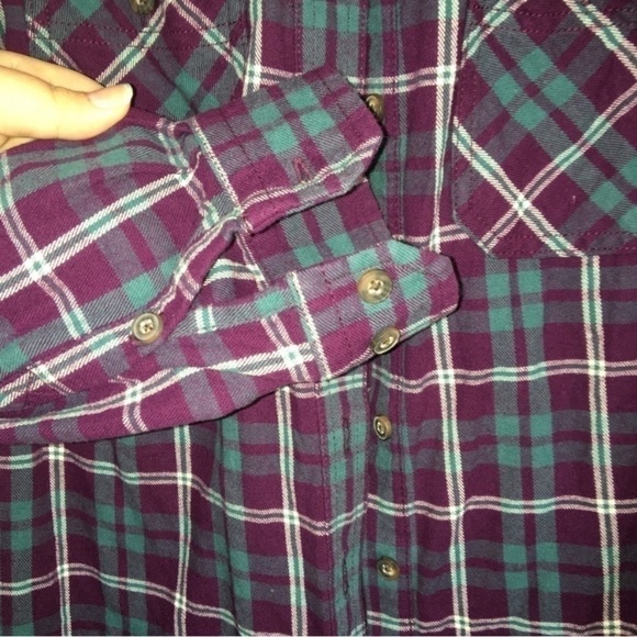 Duluth Purple Plaid Button Down - Picture 7 of 7